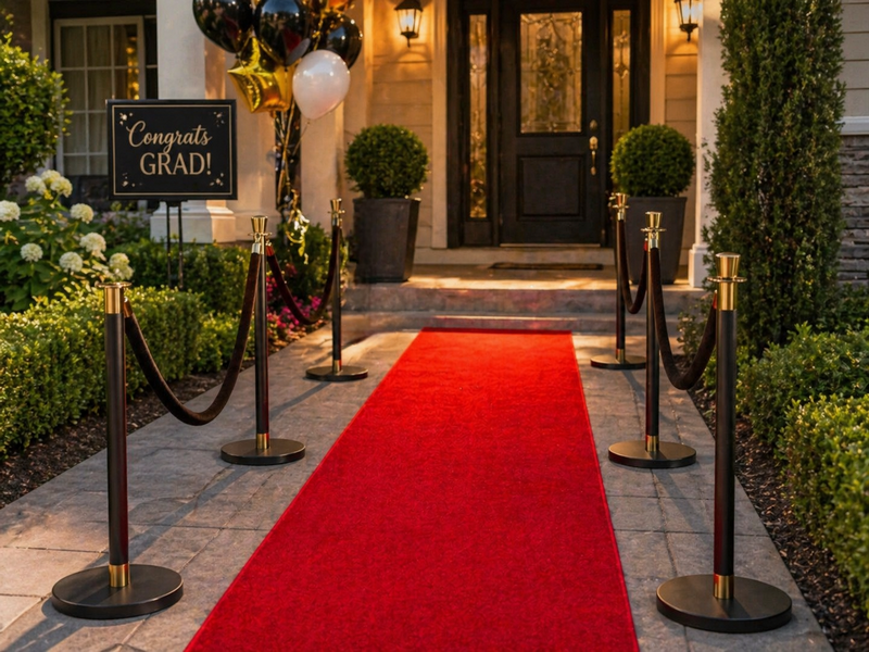 Stanchions and Red Carpet
